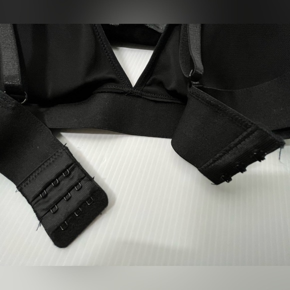 Juicy Couture Crushed Jersey Velvet Bra and Underwear Set - Black - Picture 7 of 16